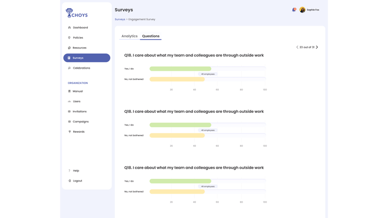 employee engagement survey questions
